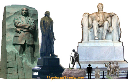 Statues of DC Montage