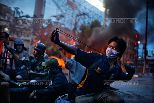 Corentin Fohlen - Anti-government riots, Bangkok, Thailand, May