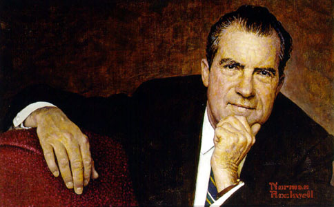 Normal Rockwell - Richard Nixon