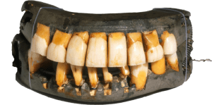 George Washington's only complete set of false teeth on display at Mount Vernon