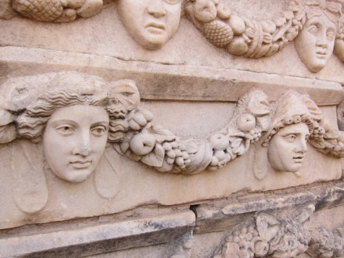 Aphrodisias Agora theater frieze, Turkey, ancient Roman