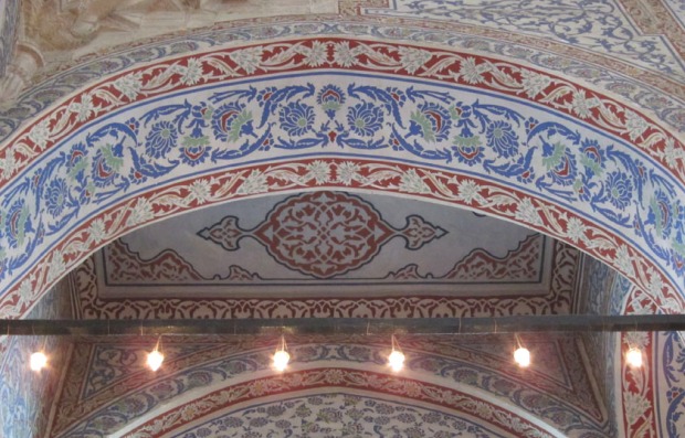 blue arch element, Blue Mosque, Istanbul