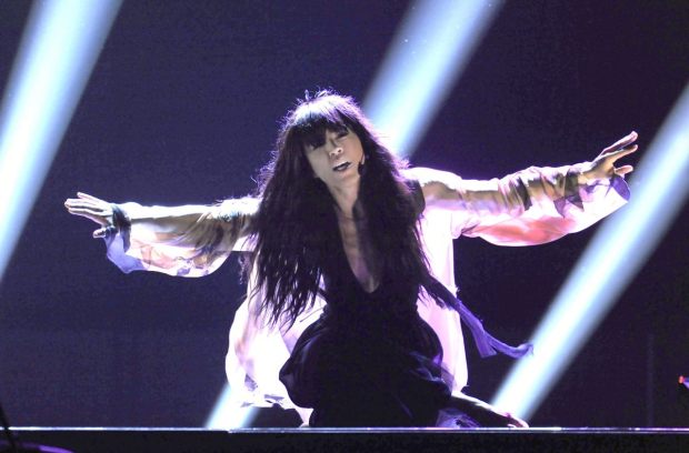 Loreen at Eurovision 2012 representing Sweden