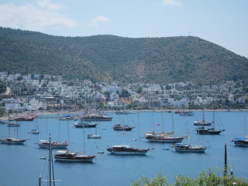 Bodrum east harbor view