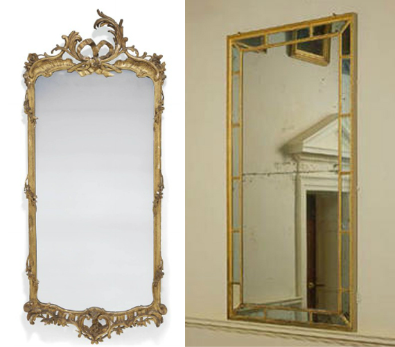 Rococo and Neoclassical mirrors