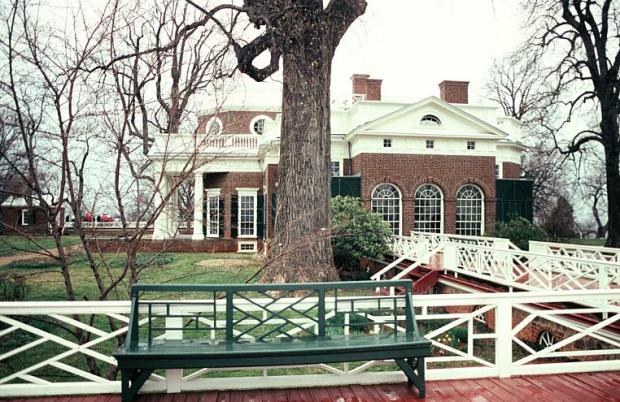 south terrace of Monticello