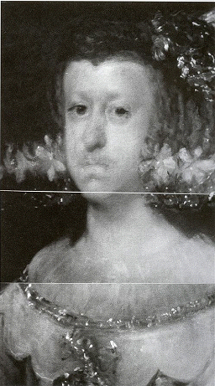 Mariana of Austria infrared image - Velazquez
