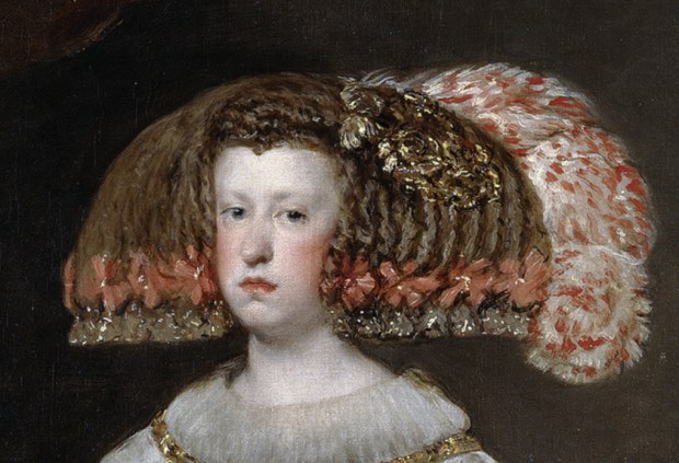 Mariana of Austria closeup - Velazquez