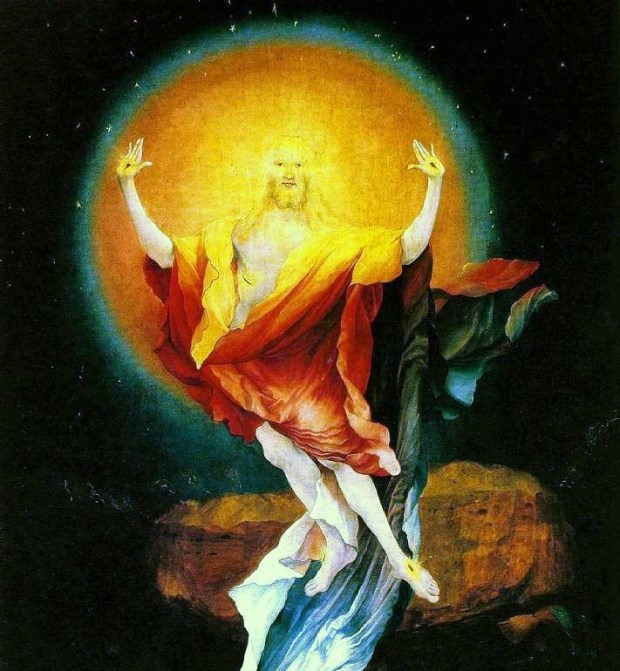 Matthias Grunewald - Resurrection, Isenheim Altarpiece Matthias Grunewald - Resurrection, Isenheim Altarpiece