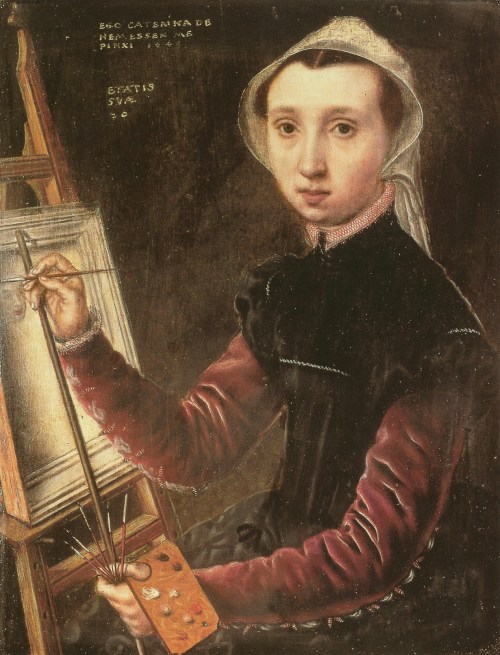 Catharina van Hemessen, "Self-Portrait", 1548, (Kunstmuseum, Basel)