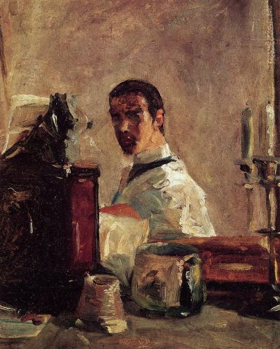 Henri de Toulouse Lautrec - Self Portrait in front of a Mirror