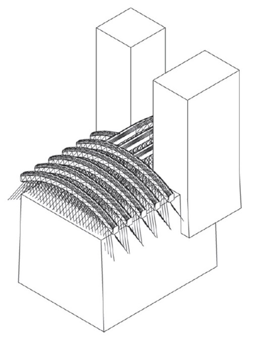 Arup engineering Mount Tindaya cavern roof design concept