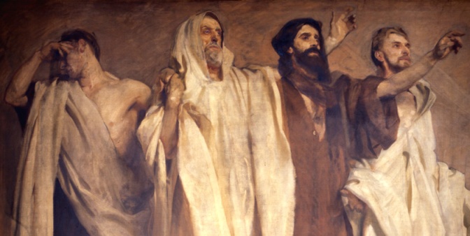 John Singer Sargent, Prophets Micah, Haggai, Malacchi, and Zechariah