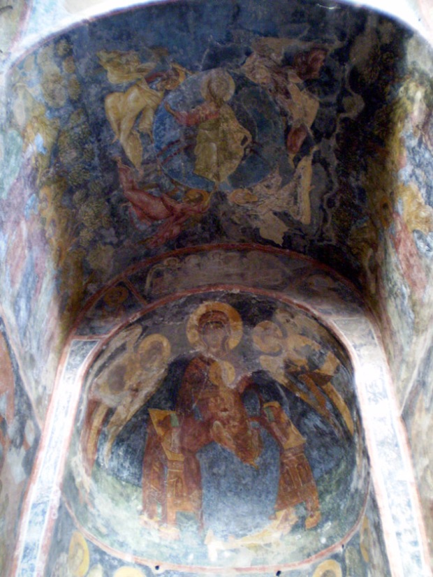 altar frescos of the Peribleptos, Mystras
