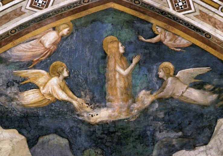 Giotto - Mary Magdalene and the Angels