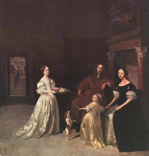 Jacob Ochtervelt, "A Family Group"