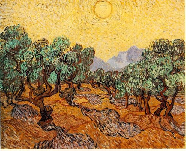 Vincent van Gogh "Olive Trees with Yellow Sky and Sun", 1889, Minneapolis Institute of Arts, Minneapolis