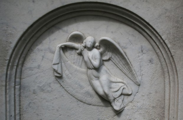 angel relief gravestone, Mt. Auburn Cemetery