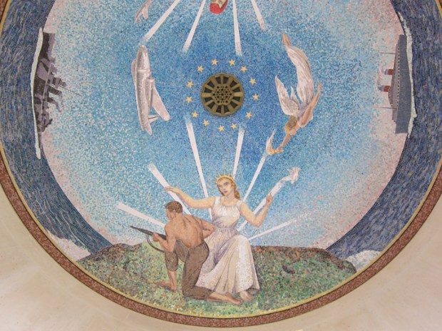 Normandy American Cemetary, Chapel Ceiling