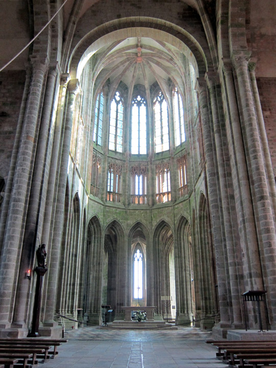 abbey church, Mont Saint Michel