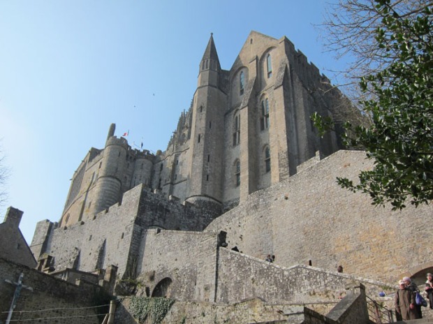 front facade, Mont Saint-Michel