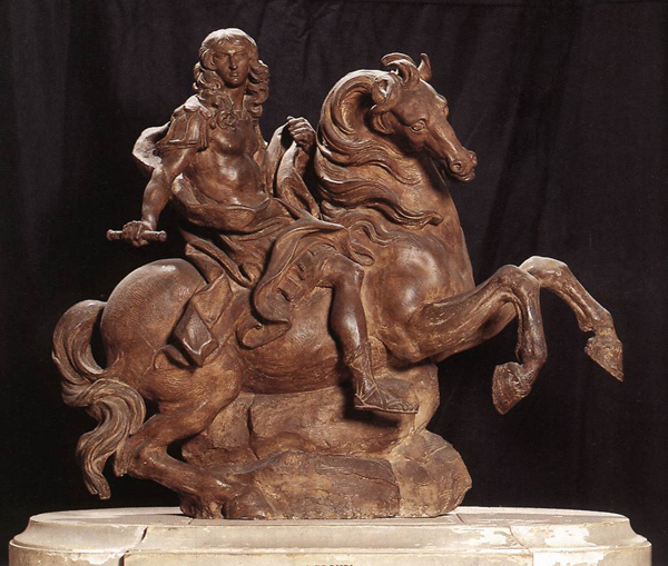 Bernini's terracotta model of the Louis XIV Equestrian Statue