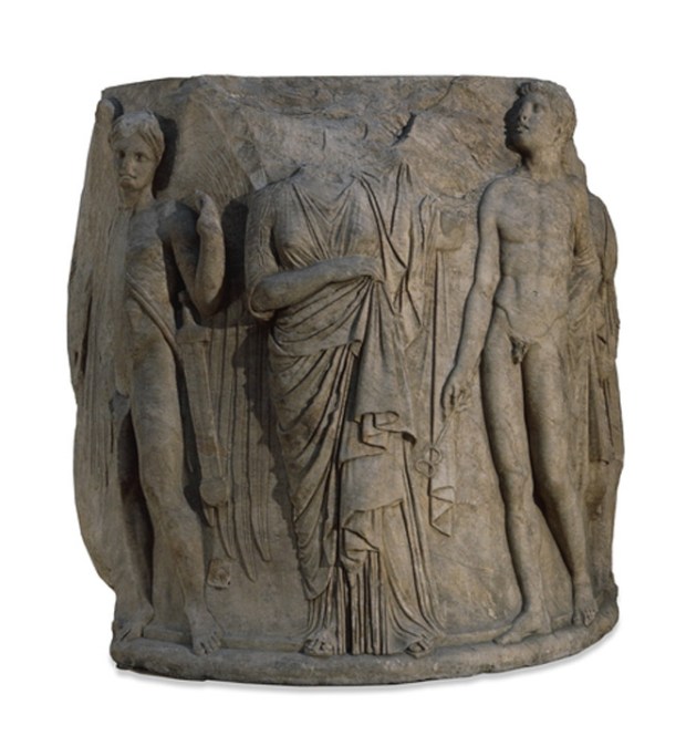 Temple of Artemis, Ephesus carved marble column drum 
