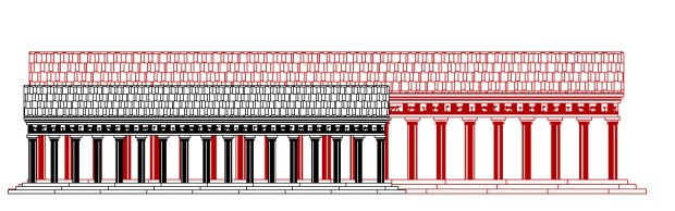Artemis vs Parthenon size scale