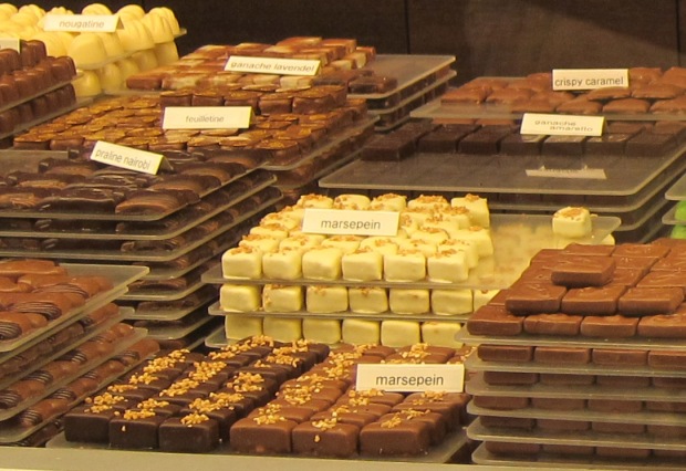 Delpa Belgian chocolate truffles, Bruges