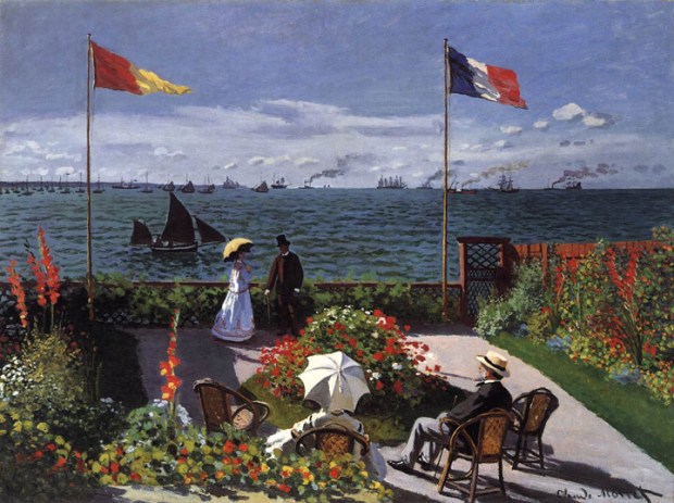 Claude Monet - Garden at Sainte-Adresse
