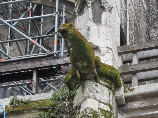 gargoyle, Church of Saint-Maclou, Rouen, France