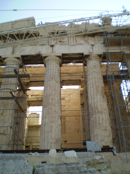 parthenon construction