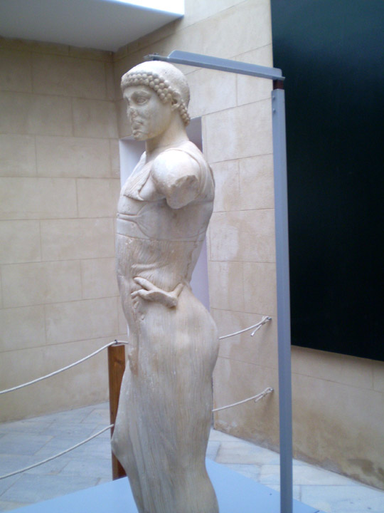 Side view of the God of Mozia