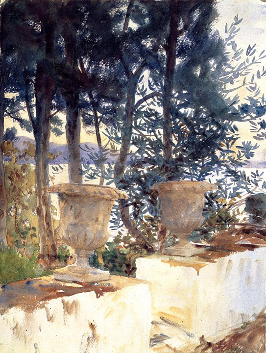 John Singer Sargent - Corfu: The Terrace
