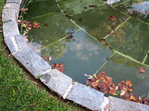 clouds in pool, Dumbarton Oaks gardens