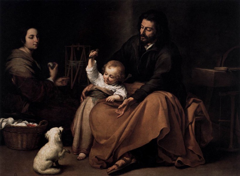 Bartolomé Esteban Murillo - "The Holy Family with a Bird", 