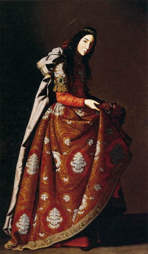 Francisco de  Zurbaran - "St Casilda"