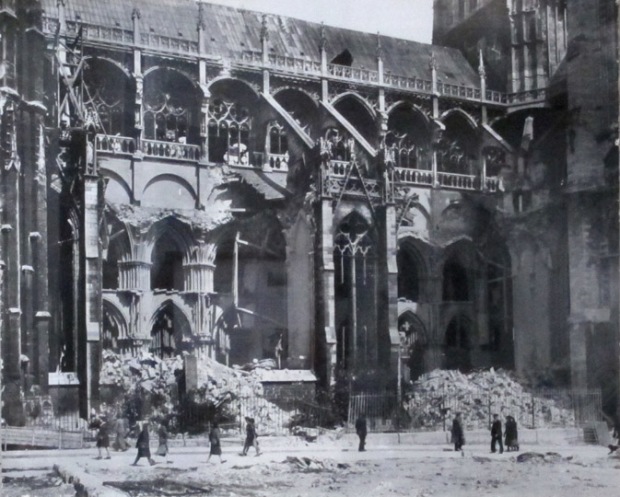 rouen cathedral world war II damage