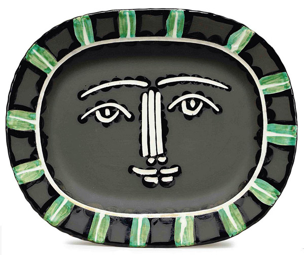 picasso grey face plate