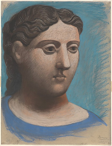 Picasso head of a woman