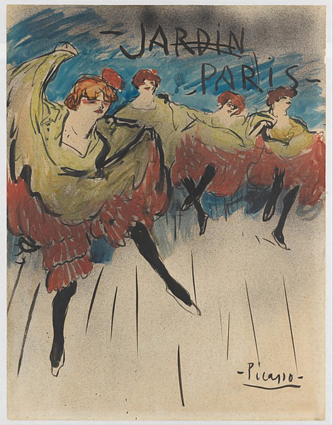 picasso "Jardin de Paris (Design for a Poster)"