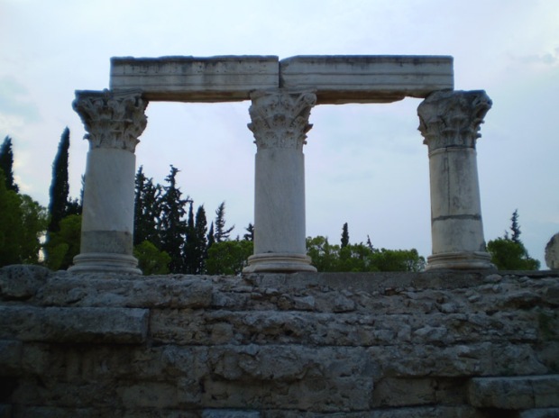 temple fragments, Corinth