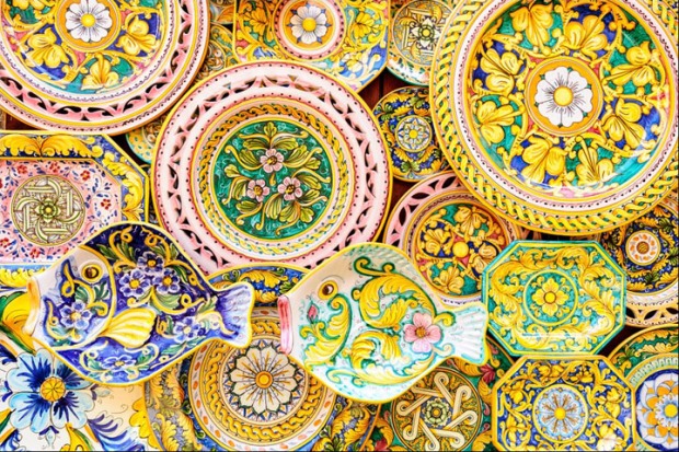 Italian Ceramics Erice, Sicily