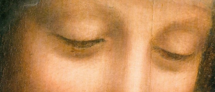 Eyes of St. Anne from "Virgin and Child with St. Anne"