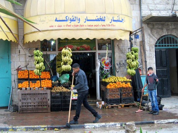 Fruit stand in Bethlehem