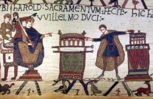 Harold's oath, Bayeux Tapestry