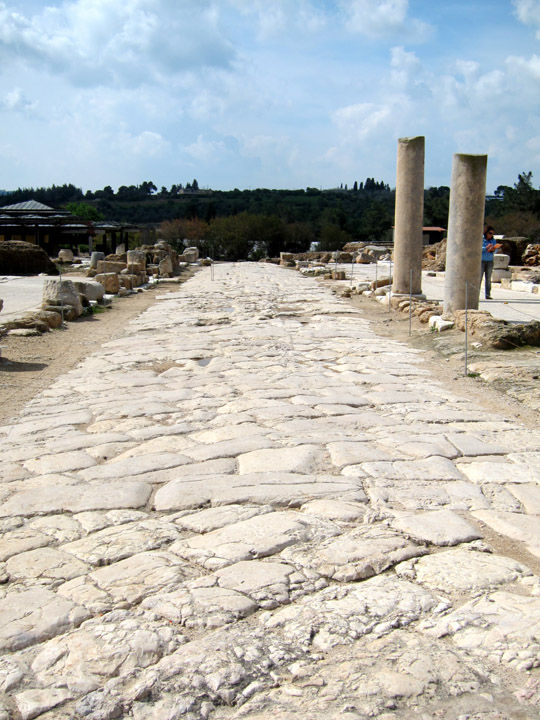 Main road in Sepphoris