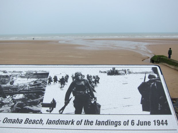 Omaha Beach Memorial Plaque