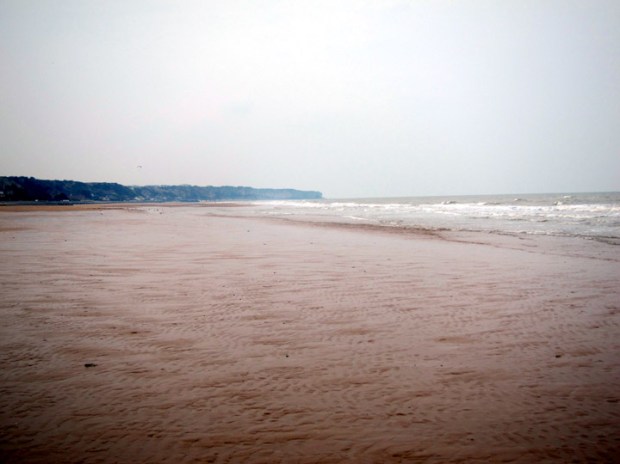 omaha beach west view