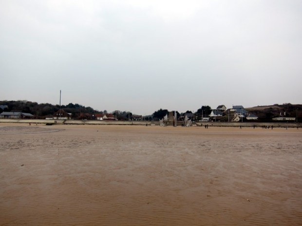 View up Omaha Beach